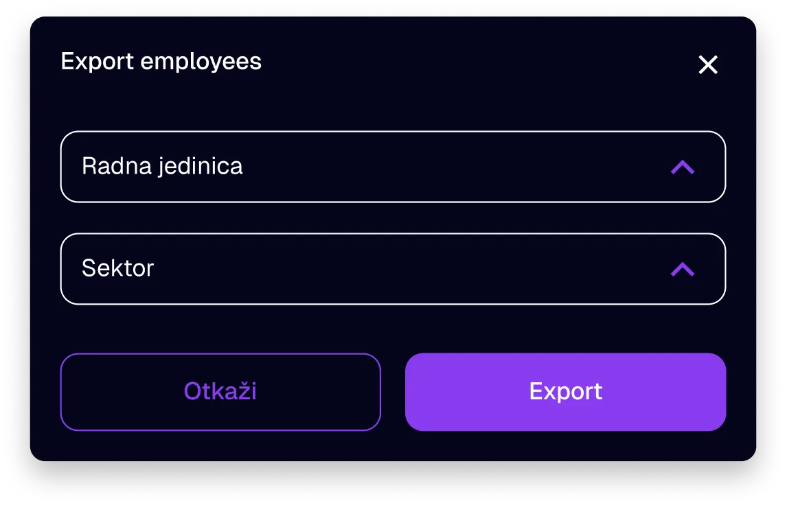 Bulk import / export