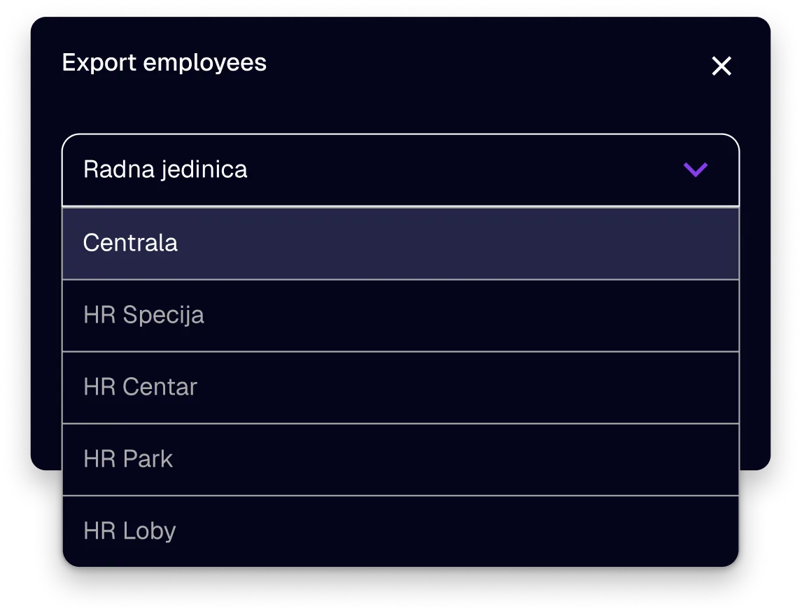 Bulk import / export