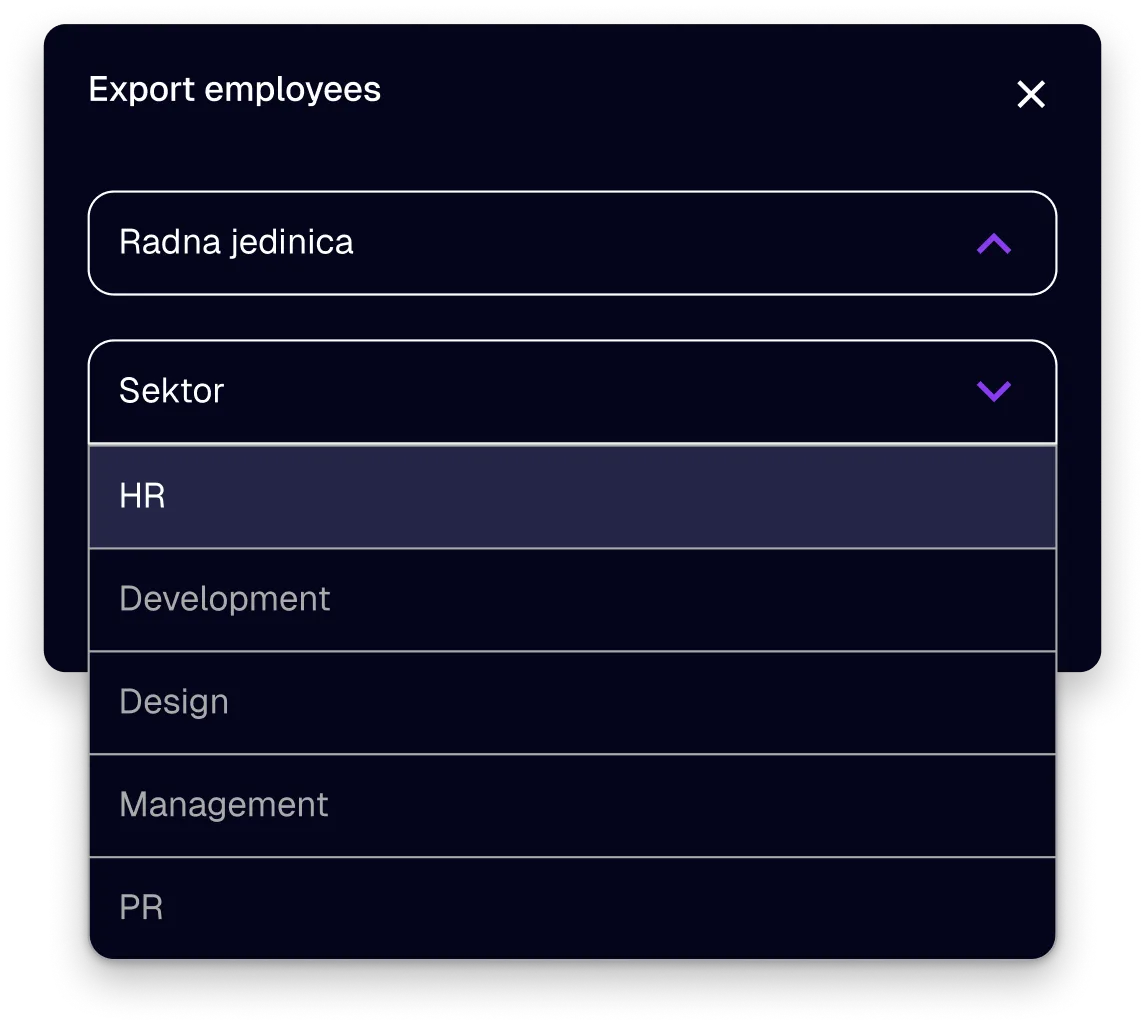 Bulk import / export